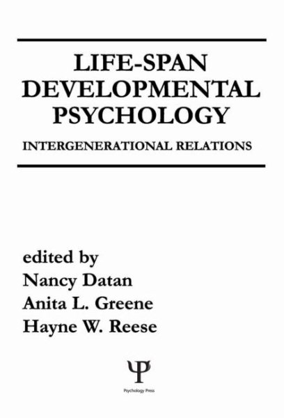 Life-span Developmental Psychology: Intergenerational Relations