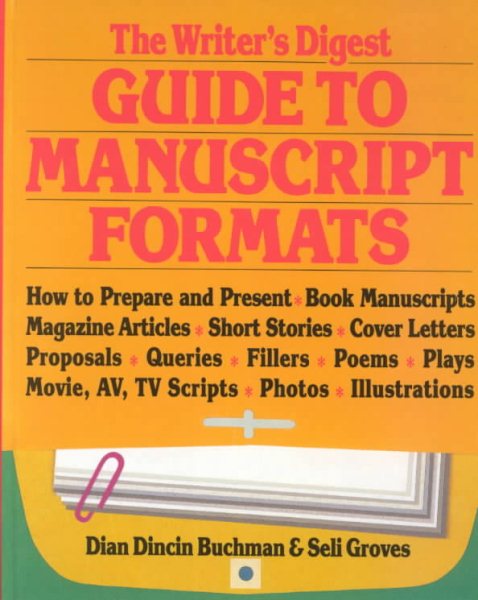 The Writer's Digest Guide to Manuscript Formats cover