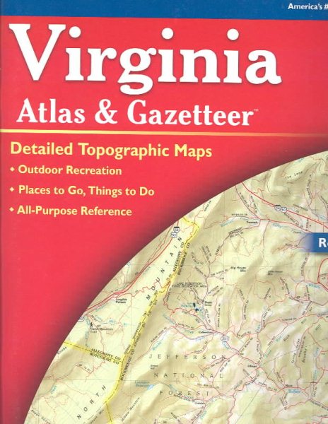 Virginia Atlas & Gazetteer (Delorme Atlas & Gazetteer) cover