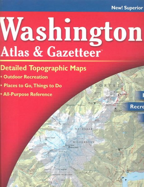 Washington Atlas & Gazetteer (Delorme Atlas & Gazetteer)