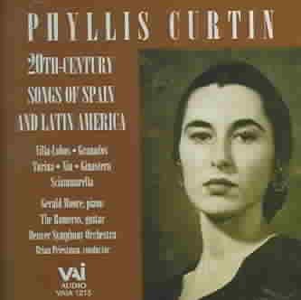 Phyllis Curtin Sings Spanish & Latin American Musi