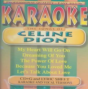 Karaoke: Songs By Celine Dion cover