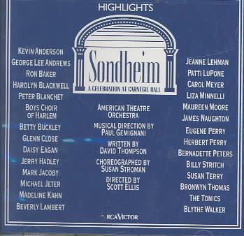 Sondheim - A Celebration at Carnegie Hall (Highlights from the 1992 Concert Cast) cover