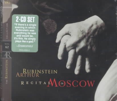 Rubinstein Collection, Vol. 62: Recital in Moscow