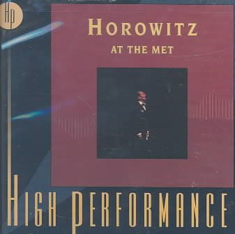 Horowitz at the Met cover