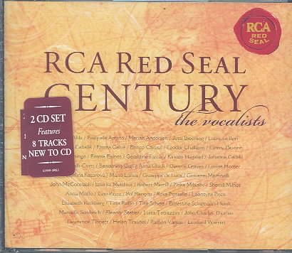 RCA Victor Red Seal Century - The Vocalists cover