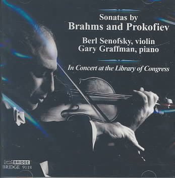 Sonatas by Brahms and Prokofiev cover