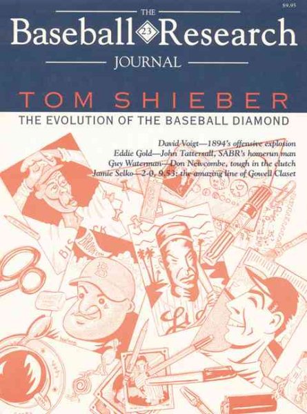 The Baseball Research Journal (BRJ), Number 23: The Evolution of the Baseball Diamond cover