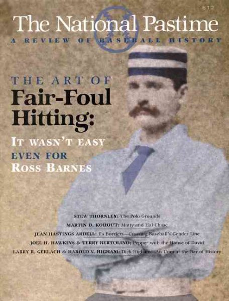 The National Pastime, Volume 20: A Review of Baseball History cover