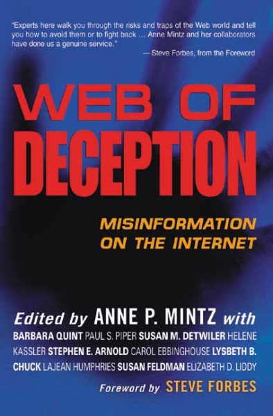 Web of Deception: Misinformation on the Internet cover