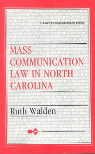 Mass Communication Law in North Carolina cover
