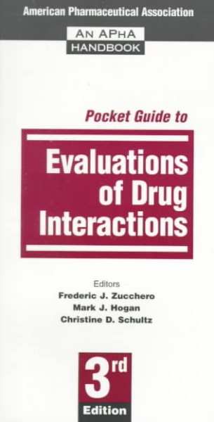 Pocket Guide to Evaluations of Drug Interactions cover