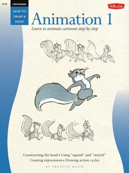 Animation 1: Learn to Animate Cartoons Step by Step (Cartooning, Book 1) cover
