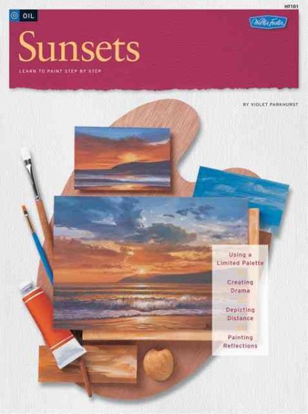 How to Draw And Paint Ocean Sunsets