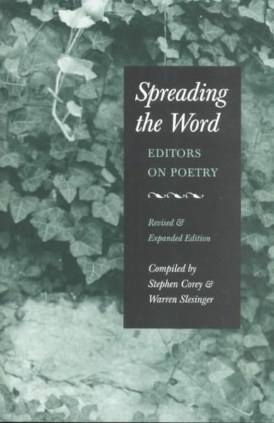 Spreading the Word: Editors on Poetry cover