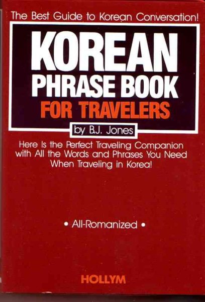 Korean Phrase Book For Travelers cover