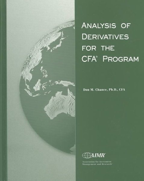 Analysis of Derivatives for the CFA Program cover