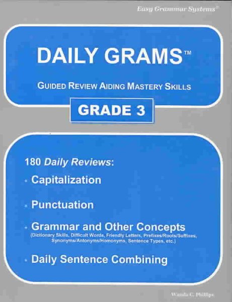 Daily Grams: Guided Review Aiding Mastery Skill, Grade 3