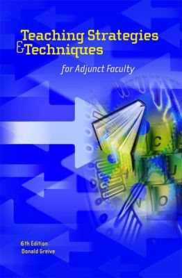 Teaching Strategies & Techniques for Adjunct Faculty, Fifth Edition cover