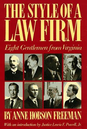 The Style of a Law Firm: Eight Gentlemen from Virginia cover