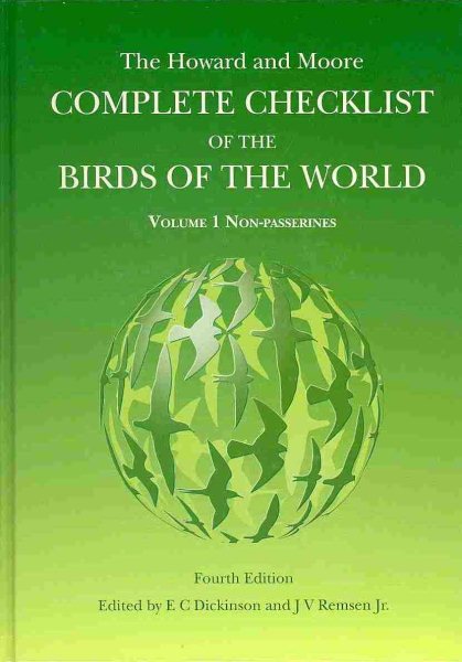 Complete Checklist of the Birds of the World, Vol. 1: Non-passerines