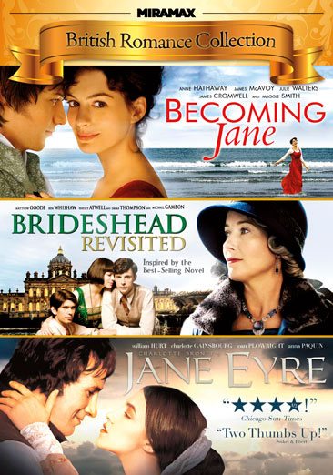 Miramax British Romance Collection: Becoming Jane/Brideshead Revisited/Jane Eyre cover