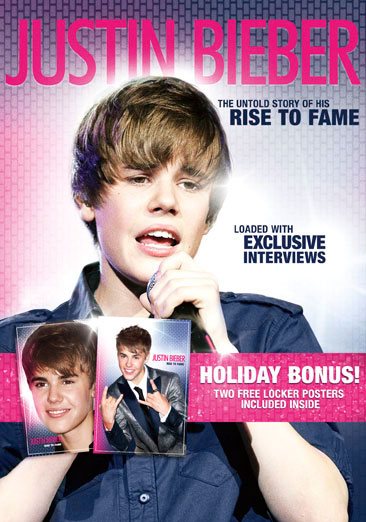 JUSTIN BIEBER-RISE TO FAME (DVD) JUSTIN BIEBER-RISE TO FAME (DVD) cover