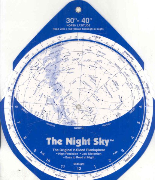 The Night Sky 30°-40° (Large; North Latitude) cover