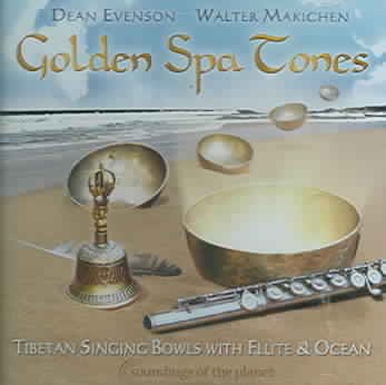 Golden Spa Tones: Tibetan Bowls with Flute & Ocean cover
