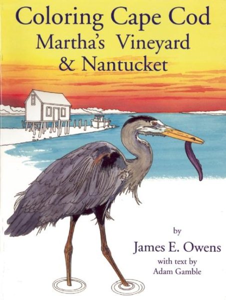 Coloring Cape Cod Martha's Vineyard & Nantucket cover