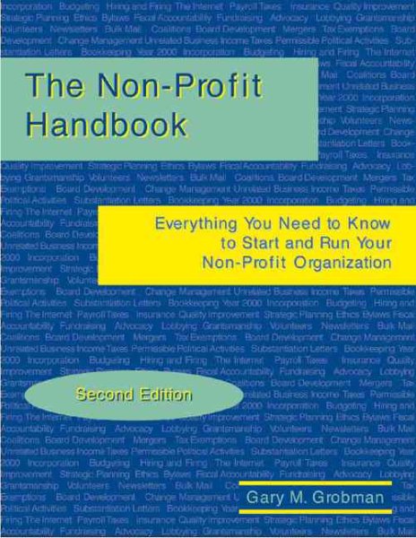 The Nonprofit Handbook: Everything You Need to Know to Start and Run Your Nonprofit Organization cover
