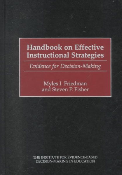Handbook on Effective Instructional Strategies: Evidence for Decision-Making cover