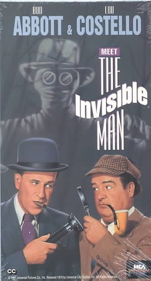 Abbott & Costello Meet The Invisible Man [VHS] cover