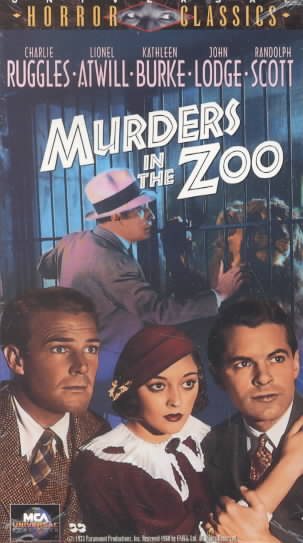 Murders in the Zoo [VHS] cover