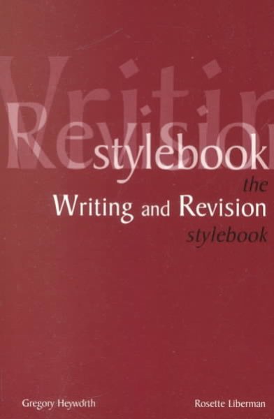 The Writing and Revision Stylebook cover