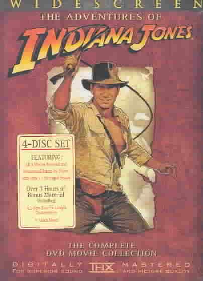 The Adventures of Indiana Jones : The Complete DVD Movie Collection : Widescreen Edition cover