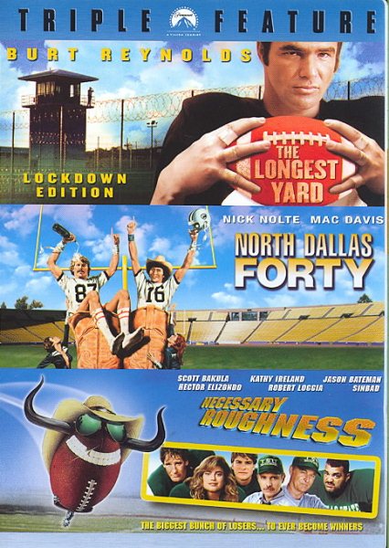 Football Triple Feature (The Longest Yard / North Dallas Forty / Necessary Roughness) cover