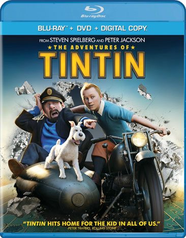 The Adventures of Tintin (Two-Disc Blu-ray/DVD Combo + Digital Copy) cover
