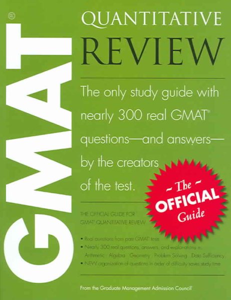 The Official Guide for GMAT Quantitative Review cover