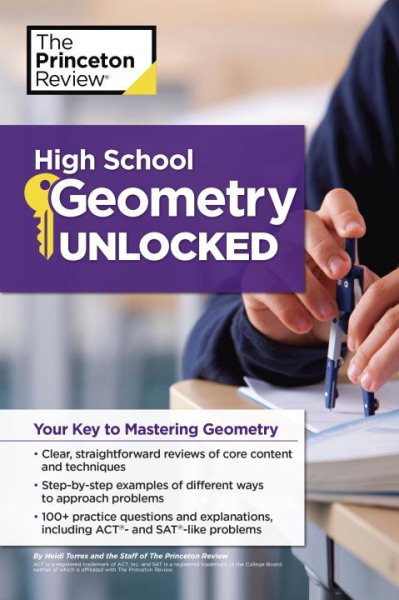 High School Geometry Unlocked: Your Key to Mastering Geometry (High School Subject Review) cover