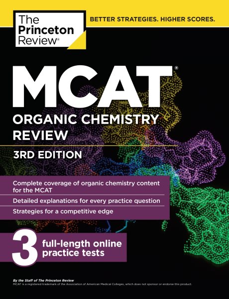 MCAT Organic Chemistry Review, 3rd Edition (Graduate School Test Preparation) cover
