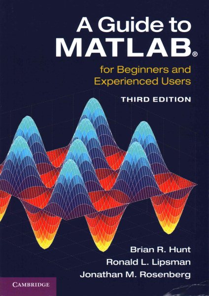 A Guide to MATLAB cover