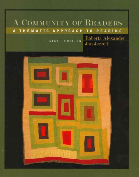 A Community of Readers: A Thematic Approach to Reading cover