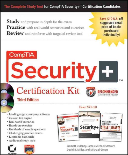 CompTIA Security+ Certification Kit Recommended Courseware: Exam SY0-301 cover