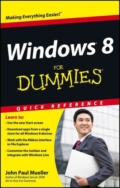 Windows 8 for Dummies Quick Reference cover