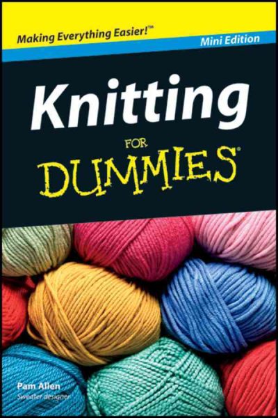 Knitting for Dummies Mini Edition cover