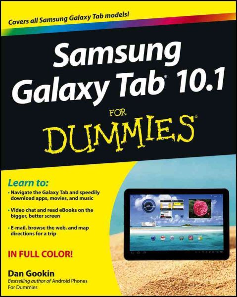 Samsung Galaxy Tab 10.1 For Dummies cover