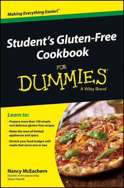 Student's Gluten-Free Cookbook For Dummies cover