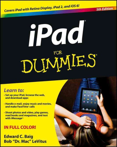 iPad For Dummies cover