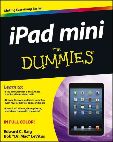 iPad mini For Dummies cover